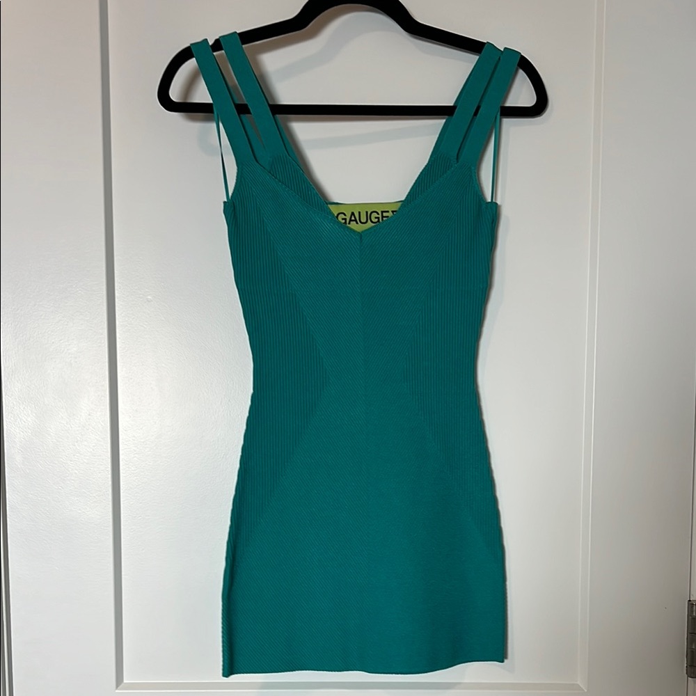 Gauge81 Teal Sleeveless Dress